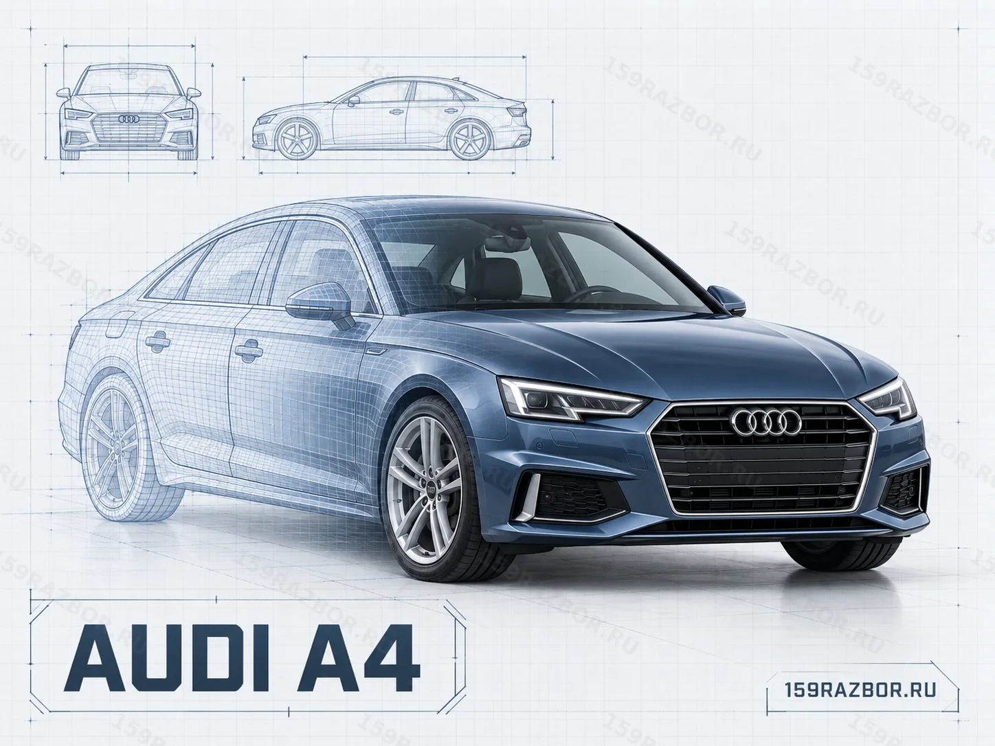 Купить запчасти для Audi A4 бу