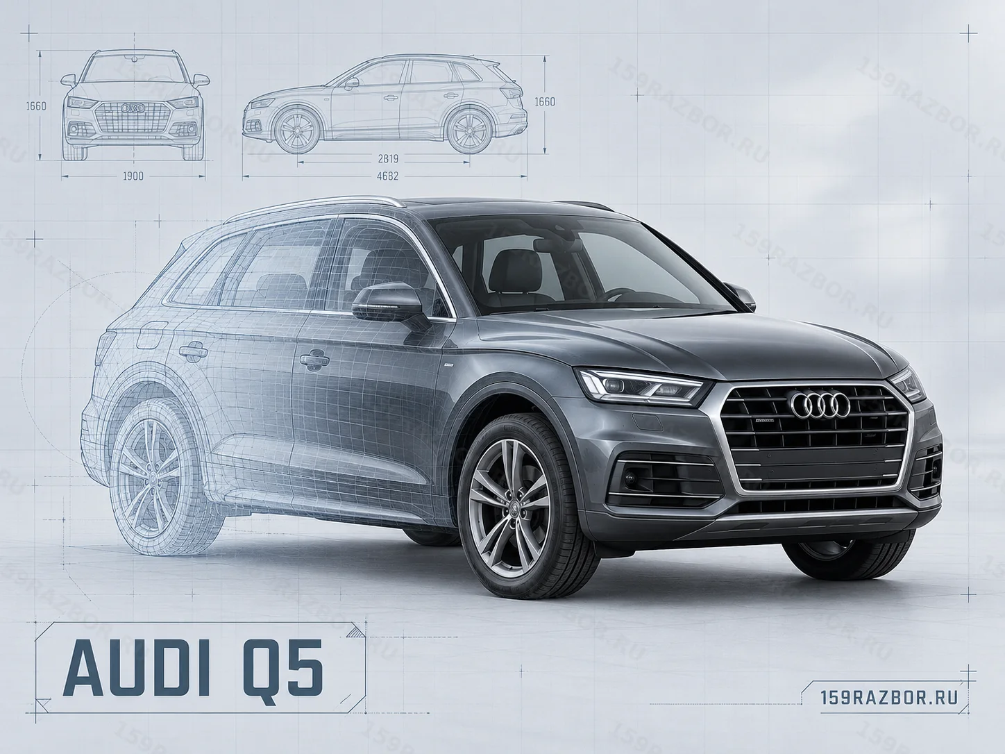 Автодетали для Audi Q5 б/у