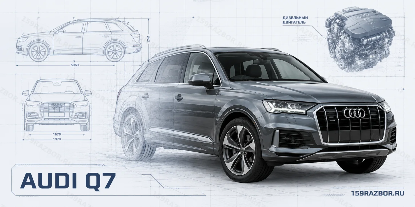Купить запчасти Audi Q7 б/у в Перми