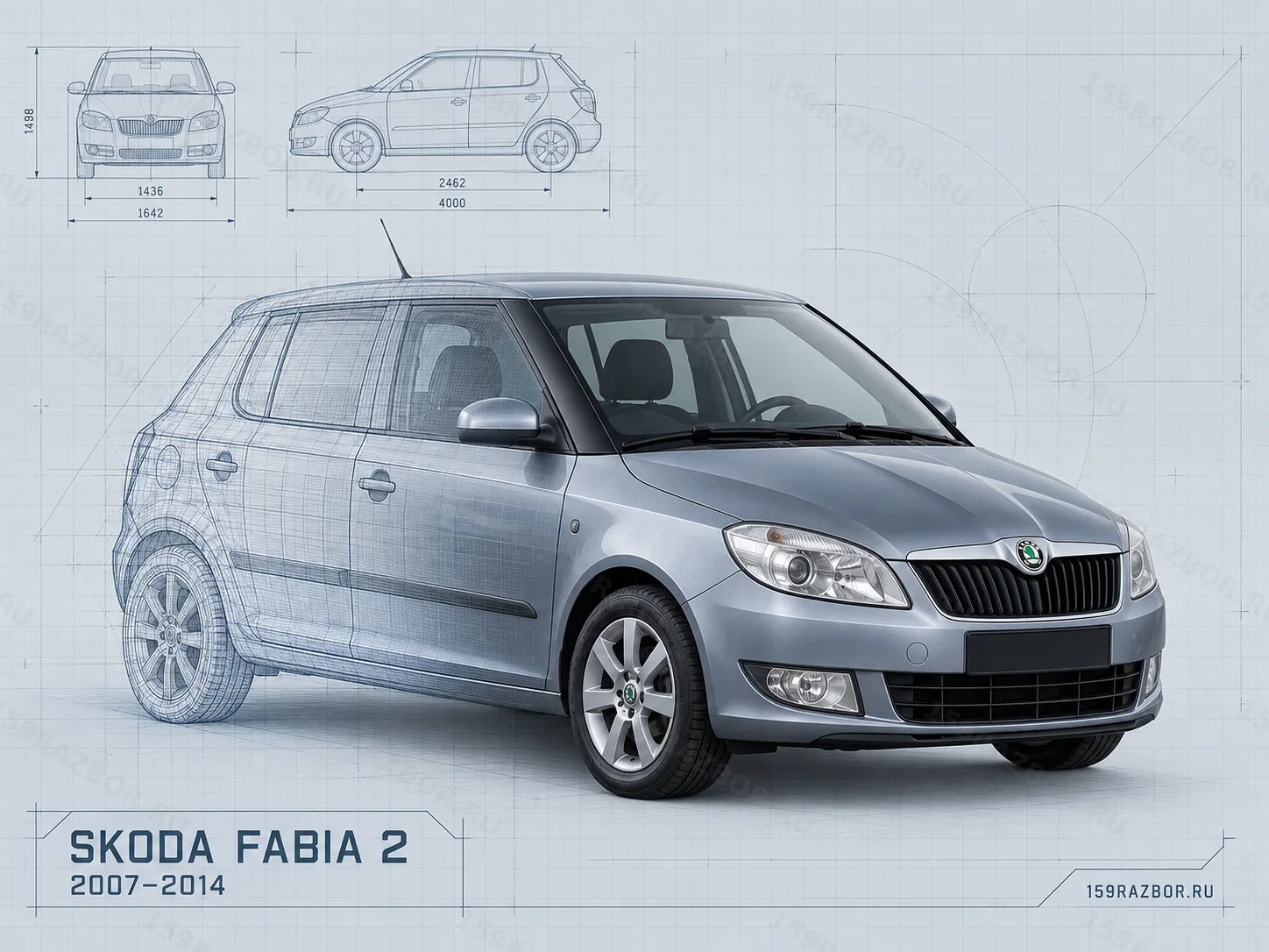 Купить детали на Skoda Fabia 2 с авторазбора