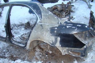 Крыло заднее левое Honda Legend 4