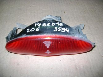 Фонарь задний противотуманный Peugeot 206