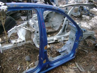 Порог со стойкой правый Renault Logan 1 L90