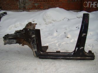 Порог со стойкой левый Ford Focus 2