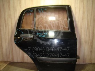 Дверь задняя правая Hyundai Getz TB