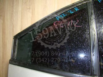 Стекло двери задней правой форточка Nissan Primera P12