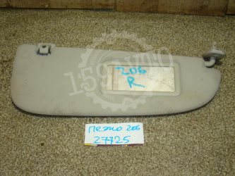 Козырек солнцезащитный правый Peugeot 206