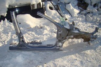 Лонжерон передний правый Opel Astra H