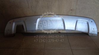 Накладка заднего бампера Renault Duster 1