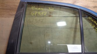 Стекло двери задней левой Nissan Micra K12