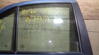 Стекло двери задней правой Nissan Micra K12