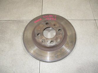 Диск тормозной передний вентилируемый Renault Logan 1 L90
