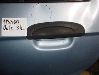 Ручка двери задней наружная левая Hyundai Getz TB