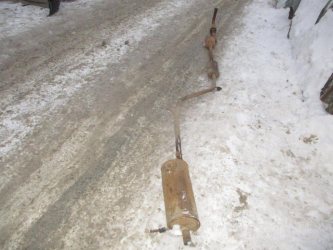 Глушитель в сборе Лада Ларгус R90