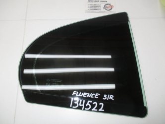 Стекло двери задней правой форточка Renault Fluence