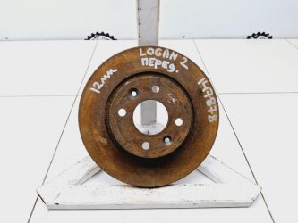 Диск тормозной передний не вентилируемый Renault Logan 2 L52