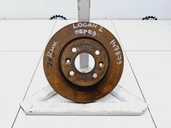 Диск тормозной передний не вентилируемый Renault Logan 2 L52
