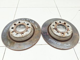 Диск тормозной задний Volkswagen Passat B7